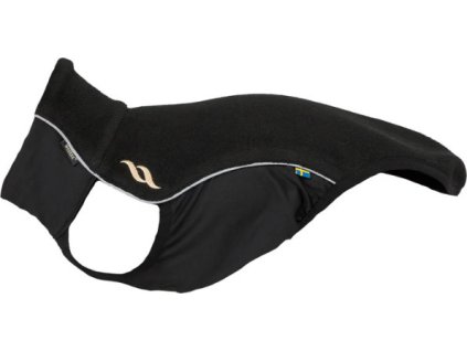 Deka pre psov Eddie Petite Back on Track, fleece, čierna