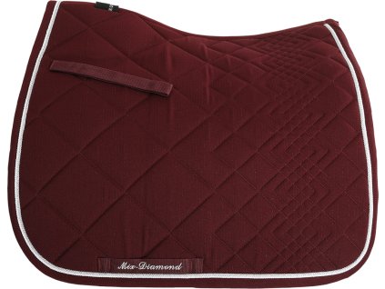 Dečka podsedlová Diamond Equestro, drezúrna, PONY, burgundy