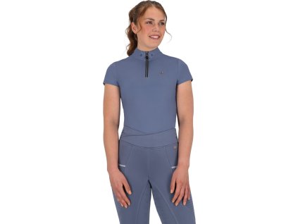 Tričko Aubree QHP, dámske, misty blue