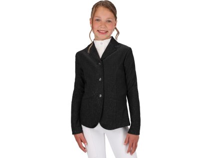 Sako súťažné Kynlee QHP, detské, čierne