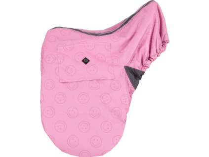Obal na sedlo QHP, cheery pink