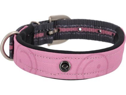 Obojok pre psov QHP, cheery pink (Veľkosť L)