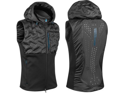 Ochrana chrbtice/vesta 2v1 Thermo Komperdell, pánska, black/blue