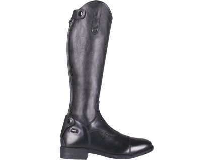 Čižmy jazdecké Junior Birgit QHP, štandardné lýtko, čierne (Veľkosť 30)