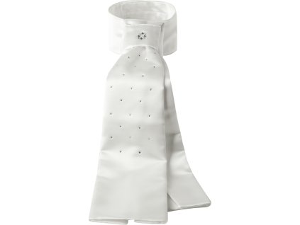 Plastron Grazia ELT, biely