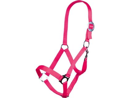 Ohlávka Stars Economy Softice HKM, neon pink