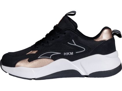 Topánky Sneaker Rosegold Glamour HKM, pre dospelých, čierne