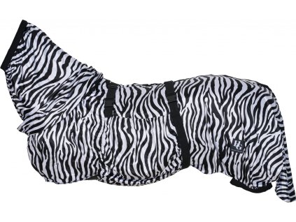 Deka proti hmyzu Eczema HorseGuard, s krkom, zebra