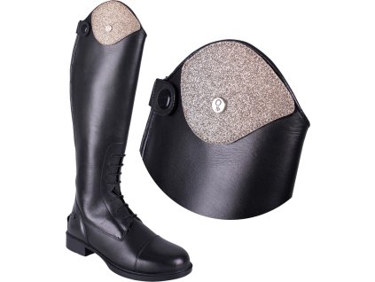 Vymeniteľné diely k čižmám Romy QHP, pár, glitter gold
