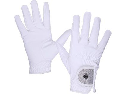 Rukavice Glitz QHP, biele (Veľkosť L)