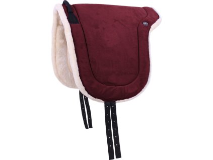 Pad jazdecký QHP, burgundy