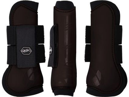 Gamaše predné QHP, pár, hnedé (Veľkosť SHETTY)