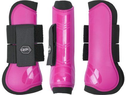 Gamaše predné QHP, pár, fuchsia (Veľkosť SHETTY)