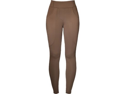 Legíny Compression Champagne Equestrian Stockholm s gripom, dámske, beige