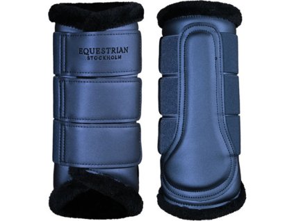 Gamaše drezúrne Dark Venice Equestrian Stockholm, s barančekom, pár, denim blue