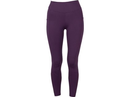 Legíny Movement Black Raven Equestrian Stockholm, s gripom na kolenách, dámske, purple
