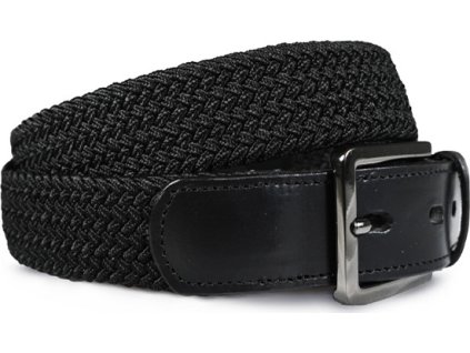 Opasok Daily Braided Black Edition Equestrian Stockholm, čierny
