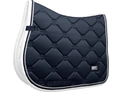 Dečka podsedlová Midnight White Edge Equestrian Stockholm, všestranná, navy