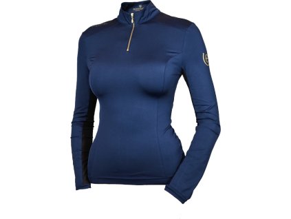 Tričko Air Breeze Royal Classic Equestrian Stockholm, dámske, navy