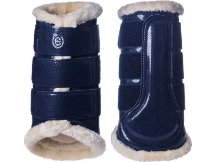 Gamaše drezúrne Equestrian Stockholm, s barančekom, pár, navy