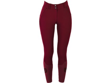 Rajtky Elite Bordeaux Equestrian Stockholm, s gripom, dámske, deep red