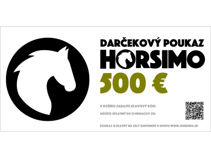 Darčekový poukaz 500 €