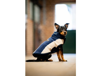 Deka pre psov Signature Horseware, fleecová, whitney navy