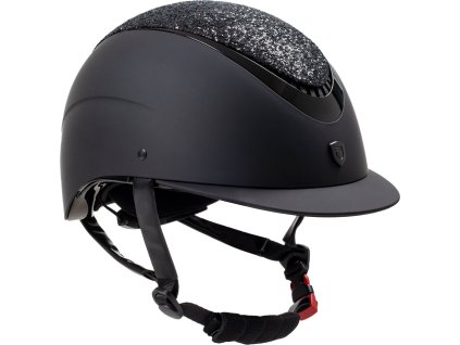 Prilba jazdecká Galaxy Narrow Equestro, black/black shiny