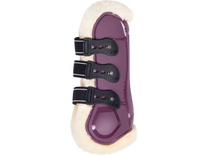 Gamaše predné Menton QHP, s barančekom, pár, plum