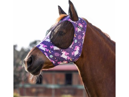 Maska proti hmyzu Lycra Pro-Tech, s ochranou uší, space unicorn