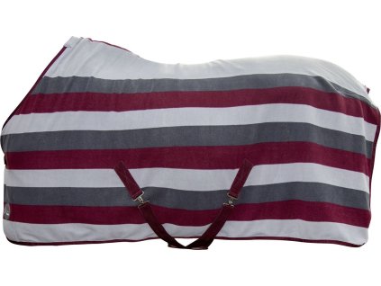Deka odpocovacia Professional HKM, dark grey/burgundy/stone grey