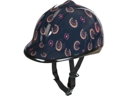 Jazdecká prilba Champ HKM, detská, navy