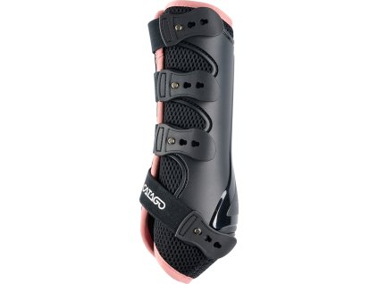 Gamaše predné FIR-Tech CATAGO, drezúrne, pár, black/light mahogany