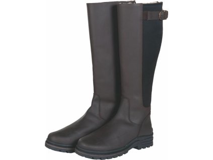 Čižmy jazdecké Glasgow Winter HKM, zimné, dámske, tmavo hnedé