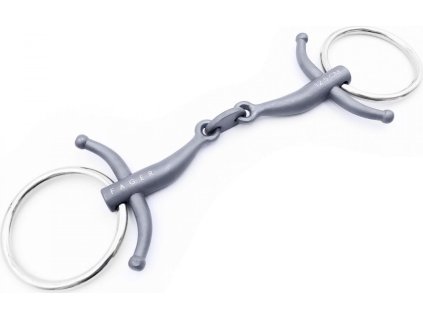 Zubadlo rubíkové dvakrát lomené Loose Rings Titanium Carl Fager