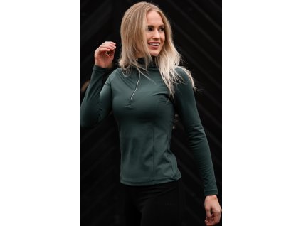 Tričko s dlhým rukávom Emma Fager, green