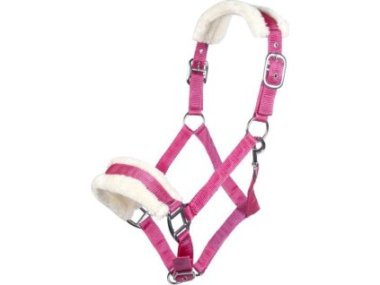 Ohlávka s barančekom Stocklot HKM, magenta