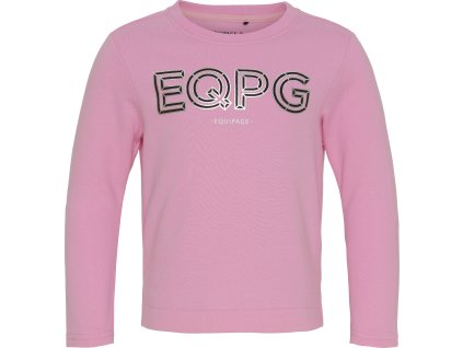 Mikina Julia Equipage, detská, begonia pink