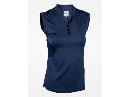 Tričko Technical bez rukávov UHIP, dámske, navy blue