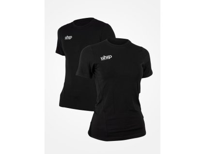 Tričko bambusové UHIP, s krátkym rukávom, unisex, čierne