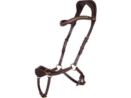 Uzdečka bezzubadlová Anatomical QHP, hnedá (Veľkosť COB)