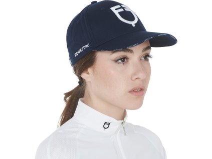 Šiltovka New Collection Equestro, navy/white