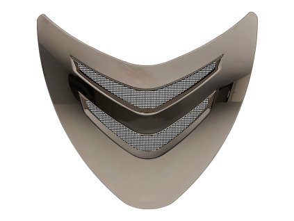Diel vymeniteľný k prilbám ONE･K, front vent, chrome