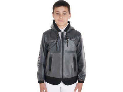 Bunda nepremokavá Basic Equestro, detská, grey (Veľkosť 10 rokov)