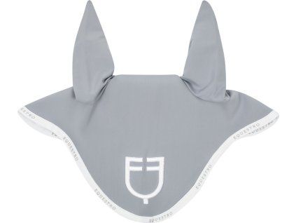 Ušaňa GP Logo Equestro, grey/white (Veľkosť COB)
