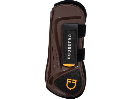 Gamaše predné Ruby Equestro, pár, hnedé