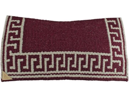 Dečka podsedlová Star-Pro Pool's, westernová, RN1-LTC, burgundy/beige