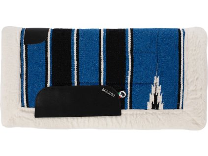 Deka podsedlová Navayo Synthetic Burioni, westernová, RN1-LTA, royal blue/black
