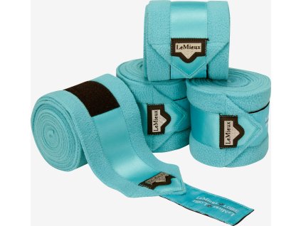 Bandáže Polo Loire Satin LeMieux, 4 ks, 3,8 m, azure