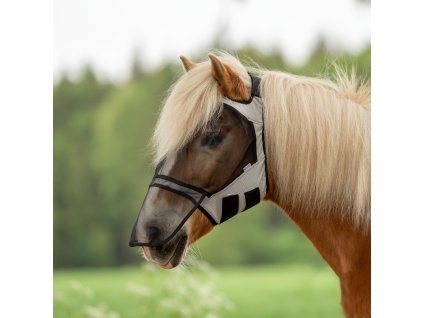 Maska proti hmyzu Fly Guard Free Plus BUSSE, bez ochrany uší/s prekrytím nozdier, light grey